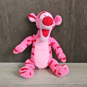 Disney Store Valentines Day Pink Tigger 6.5" Plush